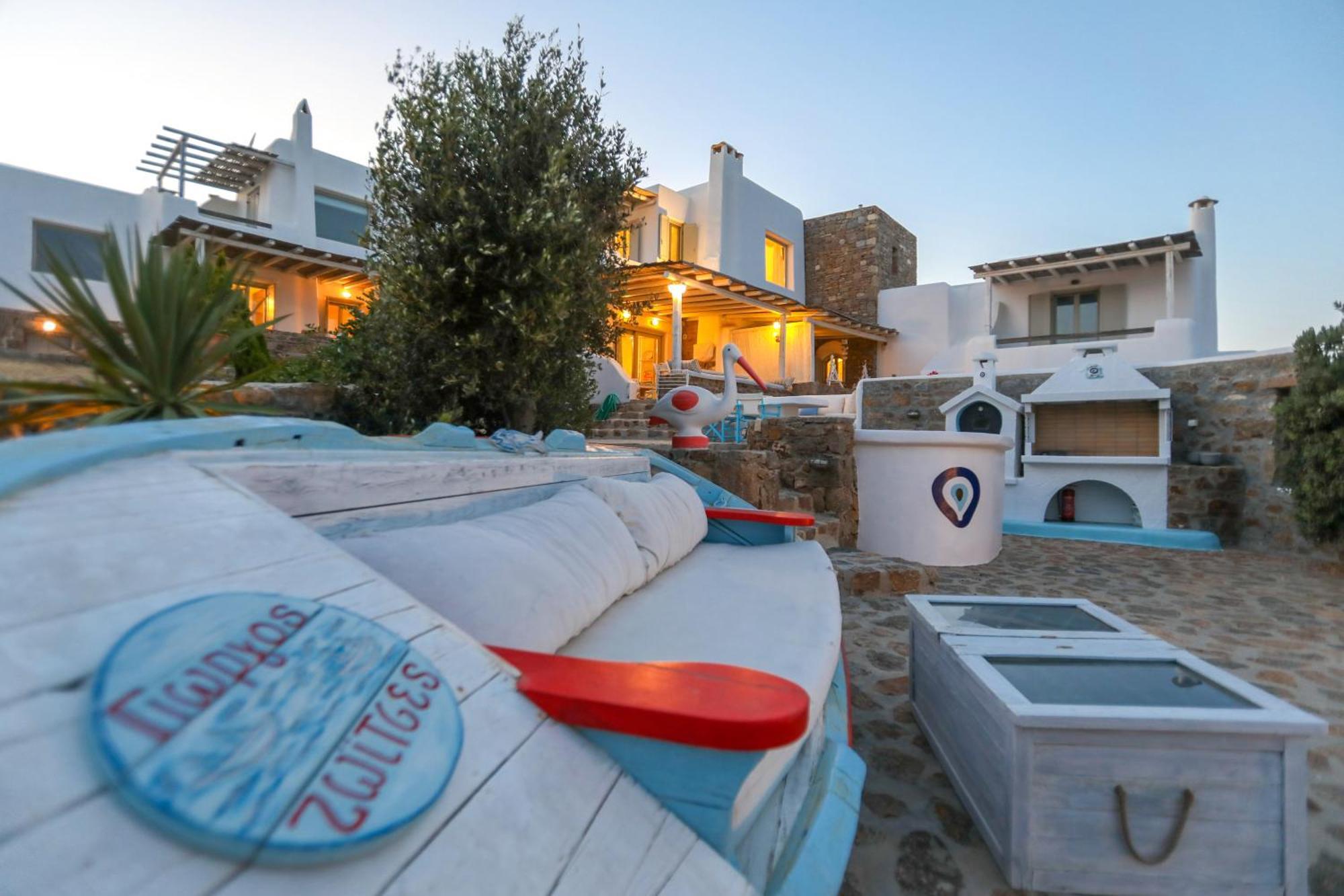 Manolia Luxury Private House By Mykonian Kazarte Villa Kalo Livadi Eksteriør bilde