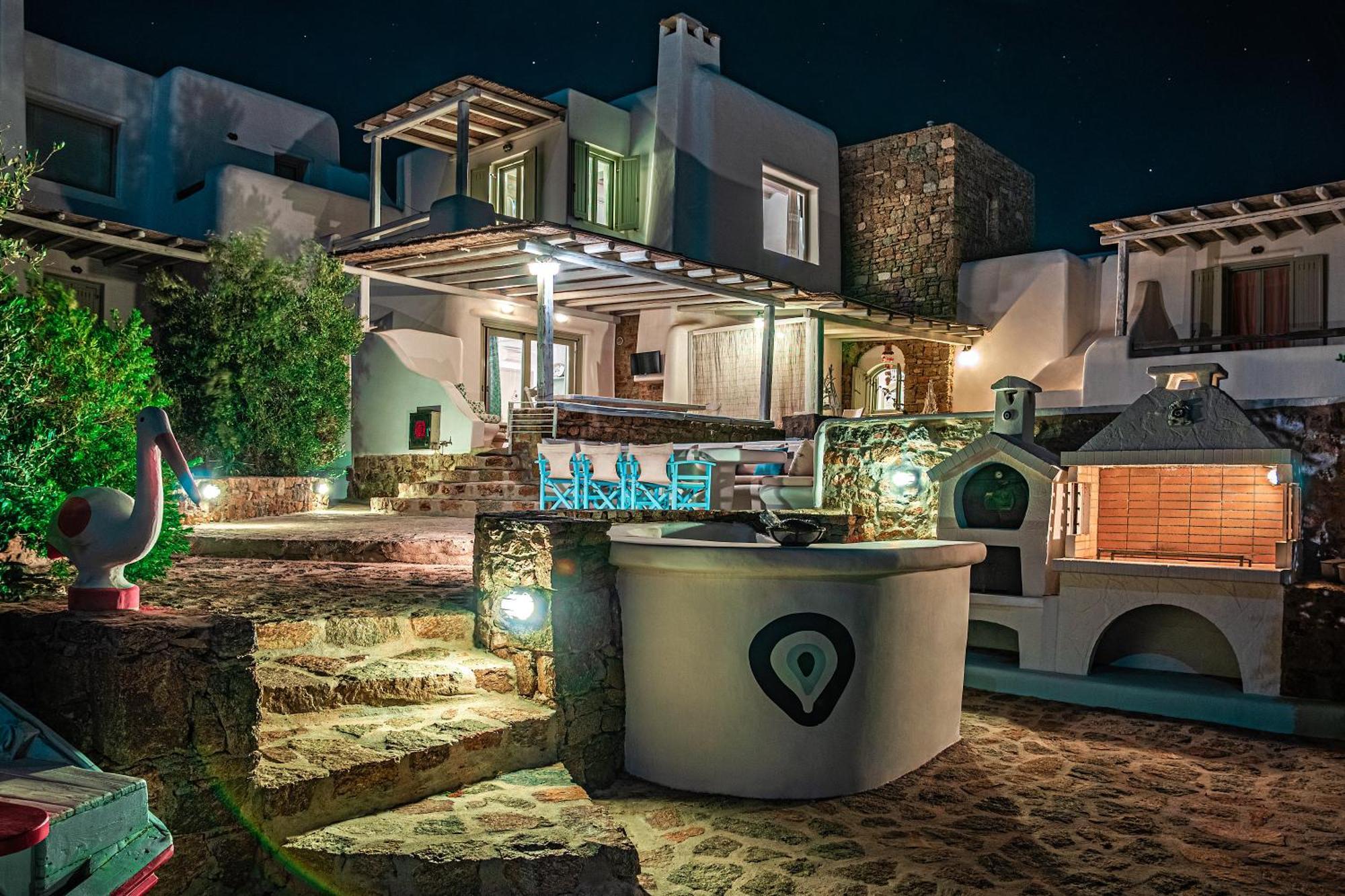 Manolia Luxury Private House By Mykonian Kazarte Villa Kalo Livadi Eksteriør bilde